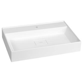 GODIVA Waschtisch 68x44cm, Gussmarmor, weiß