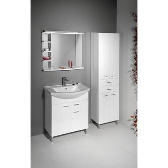 ZOJA/KERAMIA FRESH Hochschrank 50x184x29cm, weiß, Schubladen