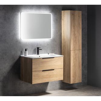 ESPACE Schrank 35x172x32cm, 2x Tür, Links/Rechts, Eiche cuneo