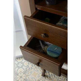 RETRO Hoher schrank 40x170x36cm, Buche, rechts