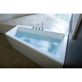 Raumspar Badewanne ANDRA 170x90x45cm, rechts, weiß
