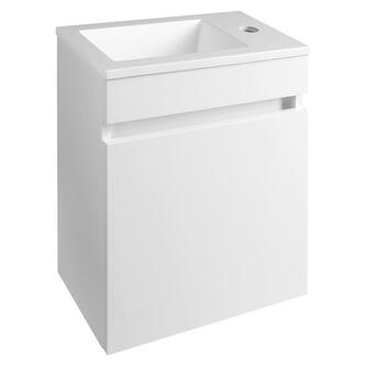 TORIN Unterschrank mit Waschtisch 37x50x18cm, Weiß