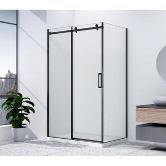 DRAGON BLACK Rechteckige Duschkabine 1500x800mm L/R Variante