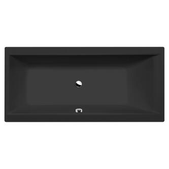 CLEO Rechteckwanne 160x75x48cm, schwarz matt