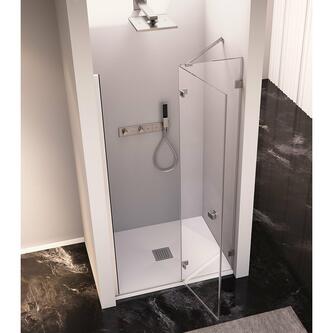 FORTIS EDGE Nischentür 900mm, Klarglas, rechts