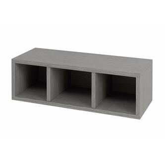 ESPACE offenes Regalschrank 20x60x22cm, Silbereiche