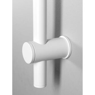 Brausestange mit Schieber, rund, 700mm, weiss matt