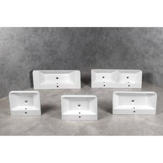 THALIE 50 Keramik-Waschtisch 50x46cm, weiss