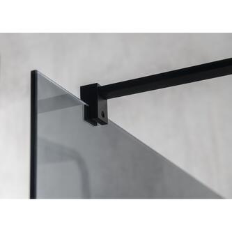 VARIO BLACK Walk-In Duschwand, Nordic Glas, 1000 mm