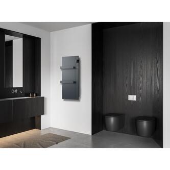 ONSEN EVO Elektrischer Badheizkörper, 400x900mm, 1000 W, Anthrazit