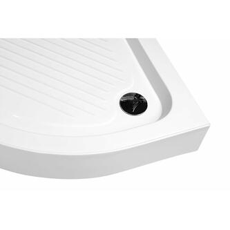 Selbsttragende Acryl-Duschwanne, Viertelkreis 90x90x15cm