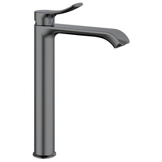 SUGA Waschbecken-armatur, hoch, Gun metal