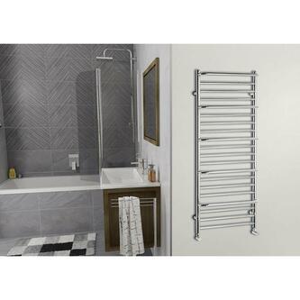 MANISA Badheizkörper mit fünf Handtuchhalter 600x1328mm, Chrom