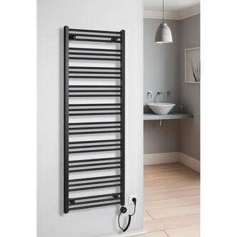 ALBRECHT Badheizkörper 600x1570mm,700W, Schwarz matt
