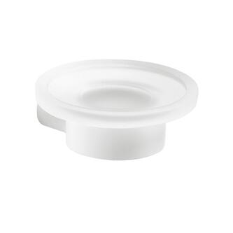 PIRENEI Seifenschale, Milchglas, Weiß matt