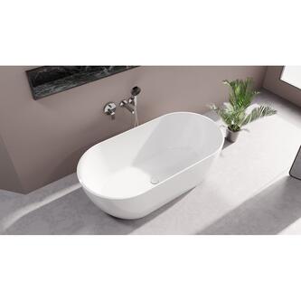 REDUTA Freistehende Badewanne 171x81x46cm, weiß