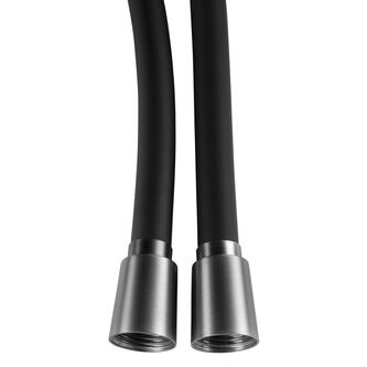 NOPEL Plastik-Duschschlauch, 150cm, Schwarz matt