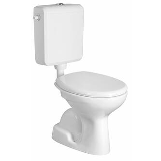 Kombi-WC mit Spülkasten inkl. Spülgarnitur, Abgang senkrecht