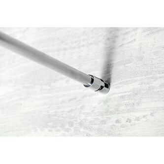 WALK-IN Glaswand für Wandmontage mit Stütze, 1-teilig, 900 mm, Brickglas