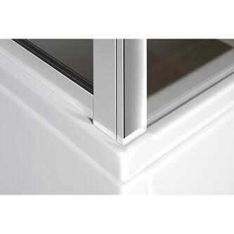 DEEP Duschtür 1300x1500mm, Klarglas