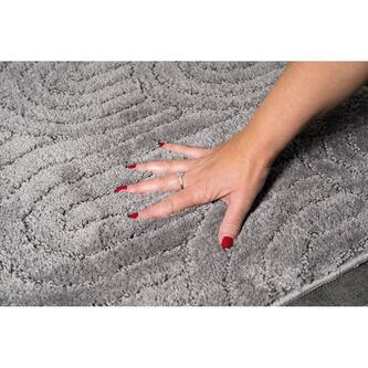 RIST Badematte, 50x80cm, 100% Polyester, Anti-Rutsch, Ecru