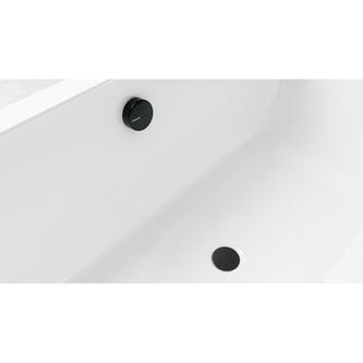 MARBLE Ablaufgarnitur mit Bowden, Länge 800mm, gun metal