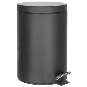 SIMPLE LINE Abfallbehälter 12l, Schwarz matt