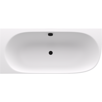 SUSSI L Freistehende Badewanne 160x70x49,5cm, weiß matt