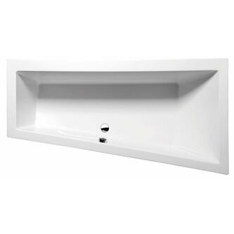 ANDRA R SLIM asymmetrische Badewanne 170x90x45cm, weiss