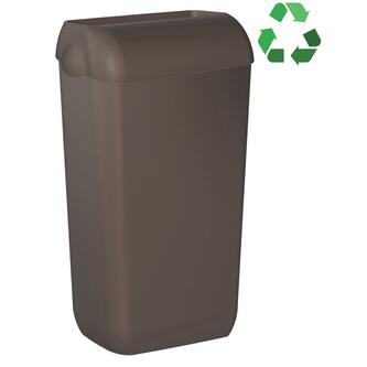 ECOLORED Hänge-Abfalleimer mit Deckel 23L, ABS, Braun