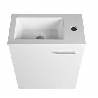 ZOJA Unterschrank mit Waschtisch 40x22 cm, weiß