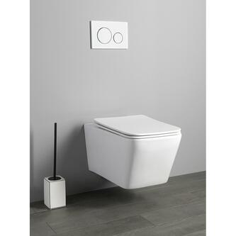 PORTO Hänge-WC, spülrandlos, 36x52cm, Weiß