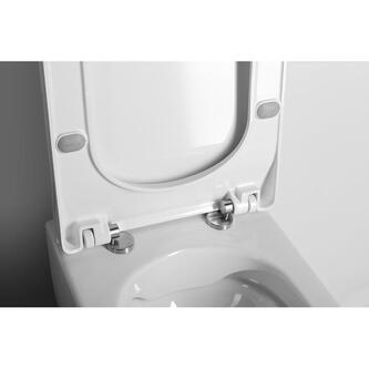 GLANC WC-Sitz, SLIM, Soft Close, weiß