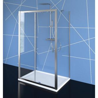 EASY LINE Duschkabine-U-Kabine,1100x800mm, L/R Variante, Klarglas