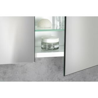 NEON Spiegelschrank, 60x66,5cm, weiß