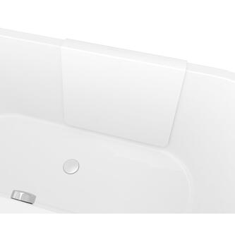 PORTAS Rechts Badewanne mit Tür, 170x75x60cm, Weiß