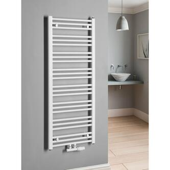 ALBRECHT Badheizkörper 500x1250 mm, Mittelanschluss, Weiß