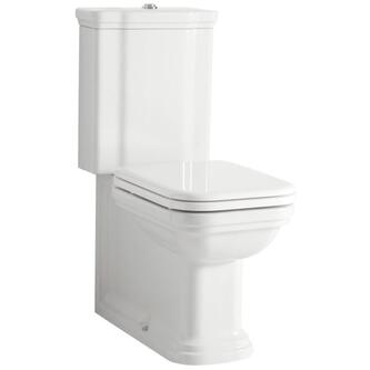WALDORF Kombi-WC, Abgang senkrecht/waagerecht, weiß-Chrom
