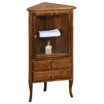 RETRO Eckschrank 60x120x47cm, Buche, rechts