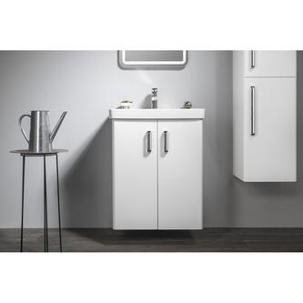 THEIA Unterschrank 56,4x70x44,2cm, 2x Tür, weiß