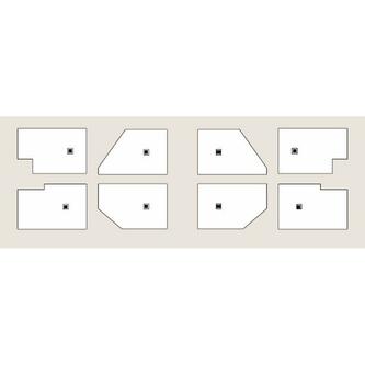 FLEXIA Gussmarmor-Duschwanne180x100cm, Verkürzungsmöglichkeit