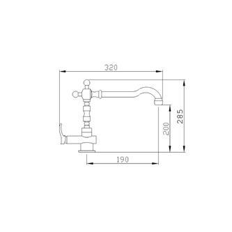 KIRKÉ Küchenarmatur, Gold