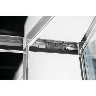 EASY LINE Rechteckige Duschkabine 900x1000mm, Falttüren, L/R Variante, Klarglas