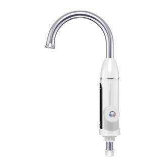 RIO Elektrische Armatur mit Durchlauferhitzer, 230V, 3kW, Weiß/Edelstahl