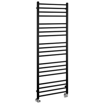 DINA Badheizkörper 500x1440mm, 600W,Schwarz matt