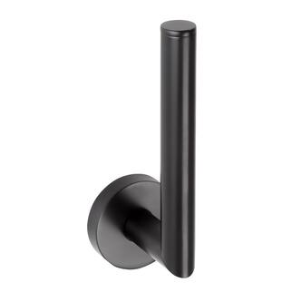 X-ROUND BLACK Ersatz-Toilettenpapierhalter, Schwarz matt