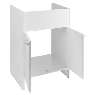 Unterschrank 58,2x78x38,3cm, Kunststoff, Weiß
