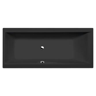 CLEO Rechteckwanne mit Füßen 180x80x48cm, schwarz matt