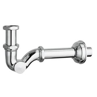 Bidet-Siphon 5/4", Abfluss 32mm, Chrom