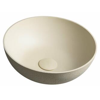 FORMIGO Betonwaschbecken, Durchmesser 39 cm, gelb